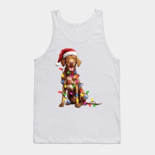 Christmas Vizsla Tank Top